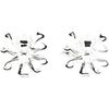 Boutons de manchettes Tony & Paul Boutons de manchette octopussy Gris argent Argent&eacute;