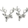 Boutons de manchette sur Grenoble : Boutons de manchettes Tony & Paul Boutons de manchette chasse au cerf Gris argent