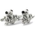 Boutons de manchette sur Grenoble : Boutons de manchettes Tony & Paul Boutons de manchette la grenouille Gris argent Argent&eacute;