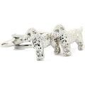 Boutons de manchette sur Grenoble : Boutons de manchettes Tony & Paul Boutons de manchette teckel Gris argent Argent&eacute;