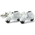 Boutons de manchette sur Grenoble : Boutons de manchettes Tony & Paul Boutons de manchette scouter Milano Blanc vespa