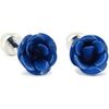 Boutons de manchettes Tony & Paul Boutons de manchette fleur bleue Bleu