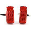 Boutons de manchettes Tony & Paul Boutons de manchette london cabin Rouge