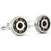 Boutons de manchettes Tony & Paul Boutons de manchette roulement Gris argent