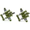 Boutons de manchettes Tony & Paul Boutons de manchette bombardier Vert