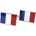 Boutons de manchettes Tony & Paul Boutons de manchette Drapeau Fran&ccedil;ais Rouge Rouge Grenoble