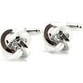 Boutons de manchette sur Grenoble : Boutons de manchettes Tony & Paul Boutons de manchette Noeud Gris argent Argent&eacute;