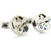 Boutons de manchettes Tony & Paul Boutons de manchette m&eacute;canisme de montre Lausanne Gris argent Gris
