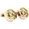 Boutons de manchettes Tony & Paul Boutons de manchette m&eacute;canisme de montre Zurich Or rose Dor&eacute;
