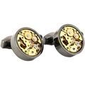 Boutons de manchette sur Grenoble : Boutons de manchettes Tony & Paul Boutons de manchette m&eacute;canisme de montre Onex Gris platine Gris