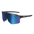 Lunettes sur Lyon 9e Arrondissement : Lunettes de Soleil C&eacute;b&eacute; Outflow 2 Lite Matt Black Kaki - &Eacute;cran Grey Full Revo Sapphire Blue