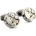 Boutons de manchettes Tony & Paul Boutons de manchette BERNE Argent&eacute; et platinium Gris