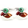 Boutons de manchettes Tony & Paul Boutons de manchette Canards Marron