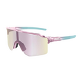 Lunettes sur Lyon 9e Arrondissement : Lunettes de Soleil C&eacute;b&eacute; Outflow 2 Lite Crystal Trans Lilac - &Eacute;cran Vario Full Revo Cherry Pink