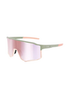 Lunettes de Soleil C&eacute;b&eacute; Outflow 2 S Junior Matt Light Green - &Eacute;cran Grey Full Revo Rose Pink