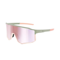 Lunettes sur Lyon 9e Arrondissement : Lunettes de Soleil C&eacute;b&eacute; Outflow 2 S Junior Matt Light Green - &Eacute;cran Grey Full Revo Rose Pink