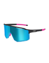 Lunettes de Soleil C&eacute;b&eacute; Outflow 2 Matt Trans Blue/Black/Pink - &Eacute;cran Grey Full Revo Ice Blue