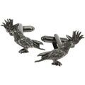 Boutons de manchettes Simon Carter Boutons de manchette Papagayo Gris platine