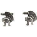 Boutons de manchettes Tony & Paul Boutons de manchette Casque Romain Gris ardoise Grenoble