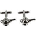 Boutons de manchettes Tony & Paul Boutons de manchette Aladdin Gris platine Grenoble
