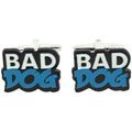 Boutons de manchettes Tony & Paul Boutons de manchette Humour Bleu et blanc Grenoble