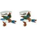Boutons de manchettes Simon Carter Boutons de manchette Canards Blanc et Marron Grenoble