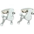 Boutons de manchette sur Grenoble : Boutons de manchettes Simon Carter Boutons de manchette Caniche Blanc