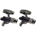 Boutons de manchette sur Grenoble : Boutons de manchettes Simon Carter Boutons de manchette PISTOLET LASER Gris anthracite