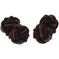 Boutons de manchettes Clj Charles Le Jeune Passementerie RONDO Rouge Vermillon