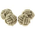 Boutons de manchette sur Grenoble : Boutons de manchettes Clj Charles Le Jeune Passementerie RONDO Marron caf&eacute; Marron
