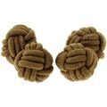 Boutons de manchettes Clj Charles Le Jeune Passementerie RONDO Marron moka Grenoble