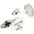 Boutons de manchettes Clj Charles Le Jeune Boutons de manchette Vain Gris argent Argent&eacute;