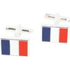 Boutons de manchettes Tony & Paul Boutons de manchette Drapeau de France France