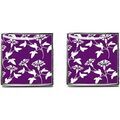 Boutons de manchettes Tyler & Tyler Boutons de manchette Victorian Violet Grenoble