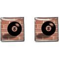 Boutons de manchettes Tyler & Tyler Boutons de manchette Lucky Rouge brique