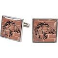 Boutons de manchettes Tyler & Tyler Boutons de manchette Marron Grenoble