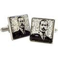 Boutons de manchettes Tyler & Tyler Boutons de manchette The vanisher Gris Grenoble