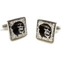 Boutons de manchettes Tyler & Tyler Boutons de manchette Brillant Gris brillant Grenoble