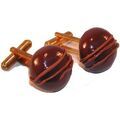 Boutons de manchettes La Fille Du Consul Boutons de manchette Bonbon Marron Grenoble