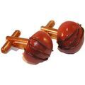 Boutons de manchettes La Fille Du Consul Boutons de manchette Bonbon Marron Grenoble
