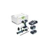 FESTOOL Perceuse-visseuse sans fil quadrive tdc 18/4 5,0/4,0 i-plus 1.2 kg 2 5 ah batterie 13 mm moteur sans charbon 3600 trs/min 1 pi&egrave;ce(s) perceuse-visseuse