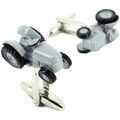 Boutons de manchettes Cravate Avenue Signature Boutons de manchette Tracteur vintage Blanc Grenoble