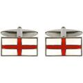 Boutons de manchettes Cravate Avenue Signature Boutons de manchette Croix de saint Georges Blanc Grenoble
