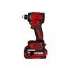 KS TOOLS Visseuse &agrave; chocs brushless 515.4745f 1/2" 18v 4ah cylindrique 2 1/2 " batterie moteur sans charbon 4000 cp/min 4 ah 1 kg 3200 trs/min 1 coffret(s) de
