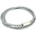 Bracelets Mon-Art Bracelet tress&eacute; Gris Grenoble