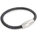 Bracelets Cravate Avenue Signature Bracelet tress&eacute; Noir Grenoble