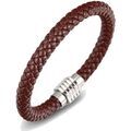 Bracelets Clj Charles Le Jeune Bracelet tress&eacute; fermoir aimant&eacute; Marron Grenoble