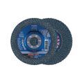 Abrasifs & outils coupants sur Annecy : Disques &agrave; lamelles polifan ligne sp&eacute;ciale sgp acier, inox 40 d&eacute;port&eacute; 125 mm 1 pi&egrave;ce(s) disque &agrave; lamelles sgp curve 125 x 14 x 22.23 g.40 - m - pferd