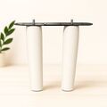Accessoires literie sur La Talaudi&egrave;re : Coreme Platines d'assemblage de pieds (lot de 2)