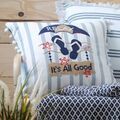 D&eacute;coration sur La Talaudi&egrave;re : Coreme Coussin Deauville gris